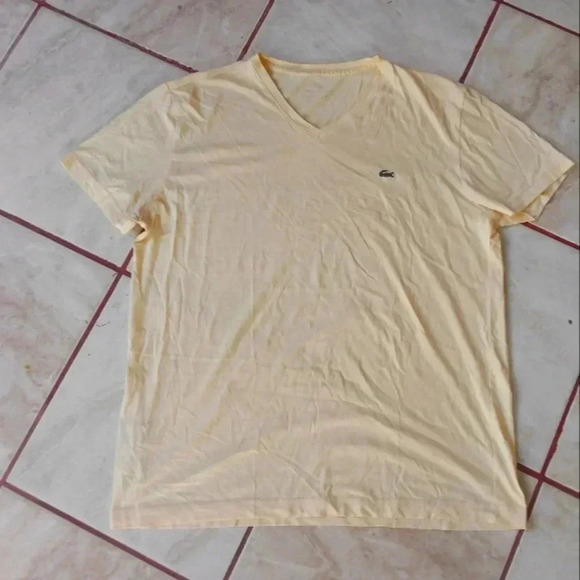 LACOSTE Men’s US Large (France 5) Regular Fit 100% Pima Cotton T-Shirt - Picture 1 of 6